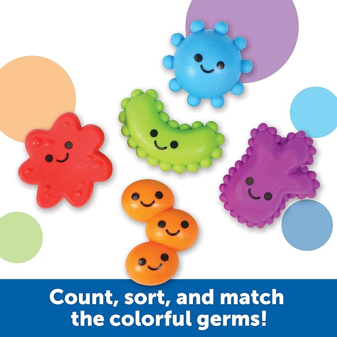 Learning Resources Silly Science Fine Motor Sorting Set - 55 Pieces, Age 3+ Educational Toy, Preschool Fine Motor Skills, PreK Manipulatives - Image 3