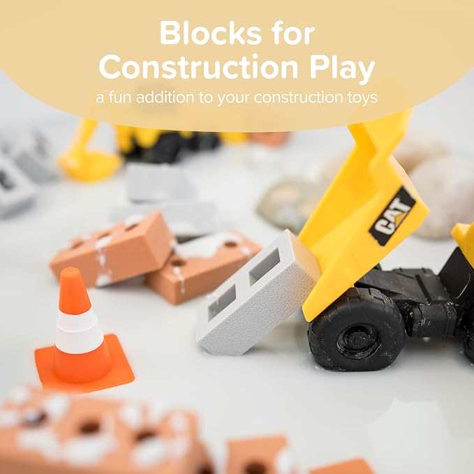 25 x Mini Blocks for Kids Construction | Silicone Tiny Bricks for Play - Image 3
