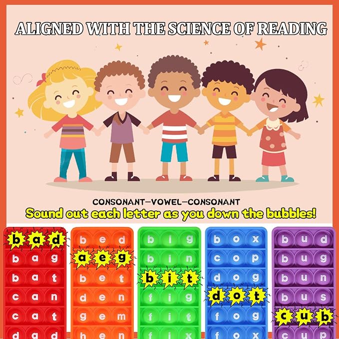 CVC Word Games, Sensory Toy to Learn and Spell - Image 6