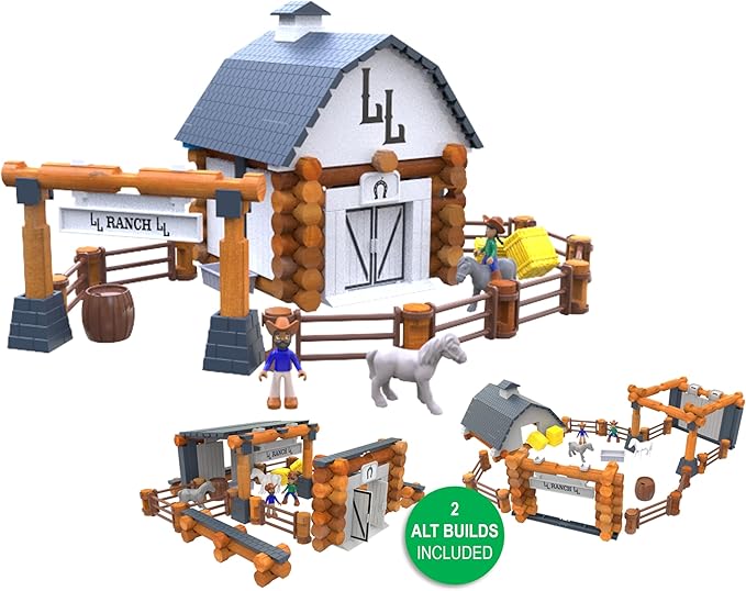 Lincoln Logs Big Sky Ranch Building Set by LINCOLNLOGS