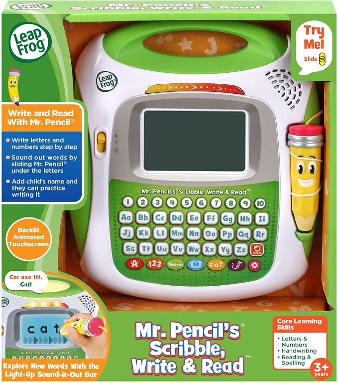 LeapFrog Mr Pencil's Scribble Write and Read, Green - Image 7