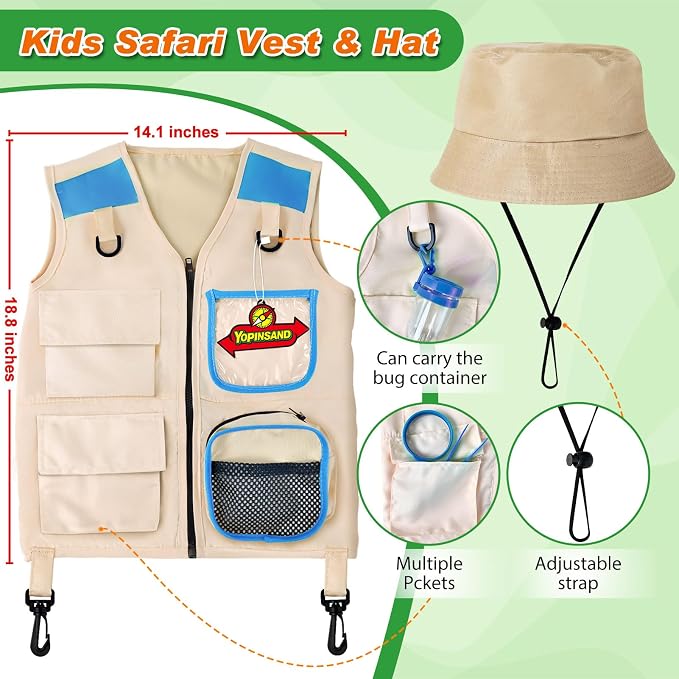 YOPINSAND Kids Explorer Kit & Bug Catcher Kit, Kids Outdoor Exploration Set - Image 2