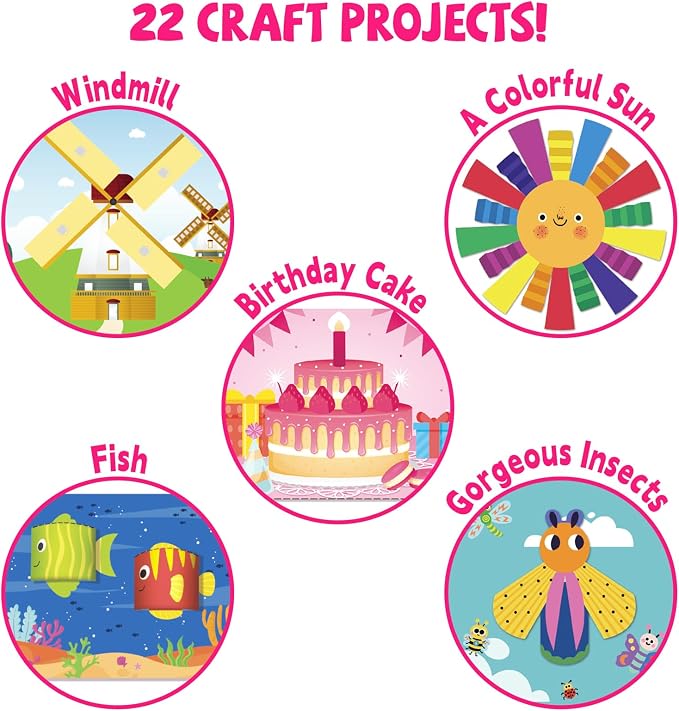 Toddler Scissor Skills Activity Book, Art Supplies and Crafts for Kids 4-6 - Image 6