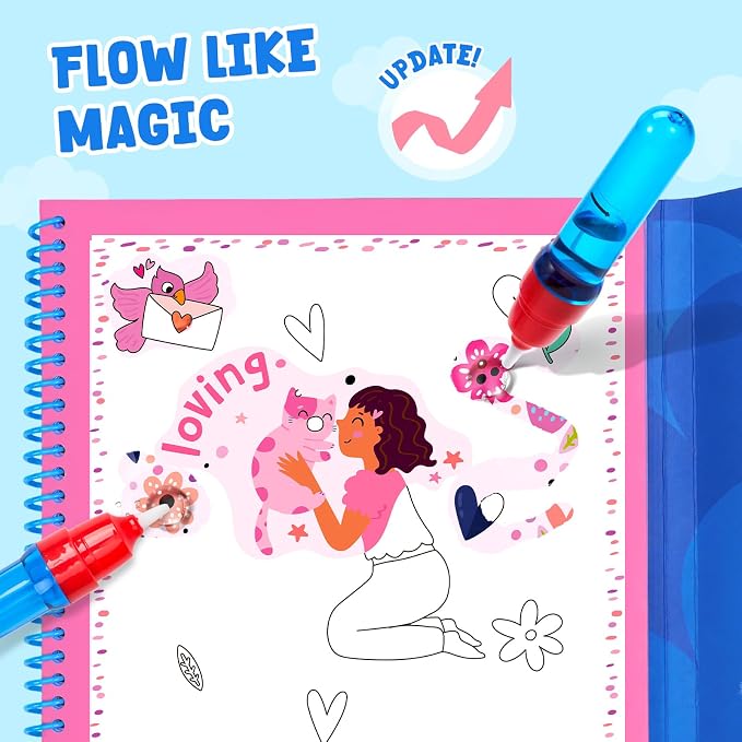 JoyCat Water Coloring Book for Toddlers, Colors & Emotions Theme - Image 5