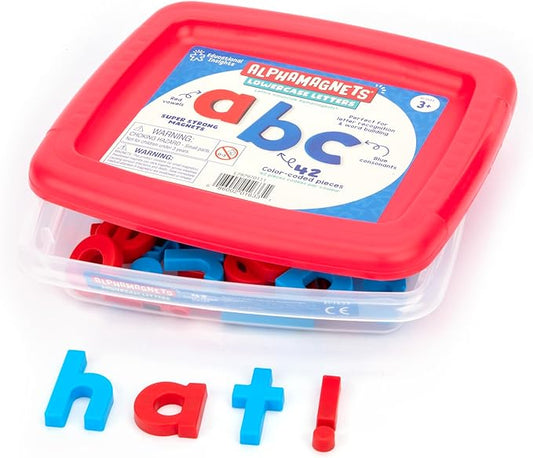 Educational Insights Color-Coded Lowercase AlphaMagnets - ABC Magnets for Kids Ages 3-5, Toddler Alphabet Learning Toys, School Supplies, Preschool Classroom Essentials, Magnetic Letters for Fridge by EducationalInsights