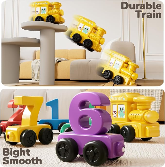 JUKUDAHU Magnet Number Train Set for Toddlers 3-4 Years Old - Image 7