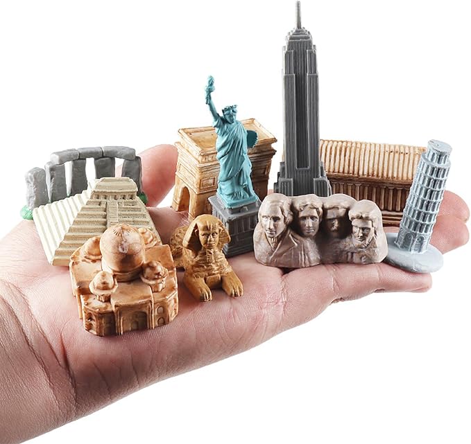 SCAHOW World Famous Building Models for Kids Toddlers 3 4 5 6 7 Years Old, 17pcs Landmark Architecture Toy Figurines,Edcucational Learning Toy Figure for Boys and Girls - Image 6