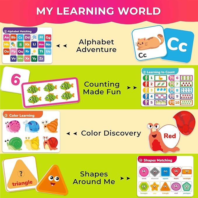 Montessori Busy Book for Toddlers 3-5 — Learning Toys for Kids 1-3 and 2-4 - Image 5