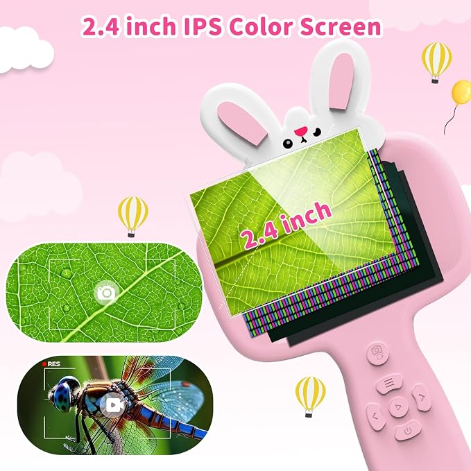 BLACKROOT Microscope for Kids, 2.4" Handheld Digital Pocket Microscope - Image 4