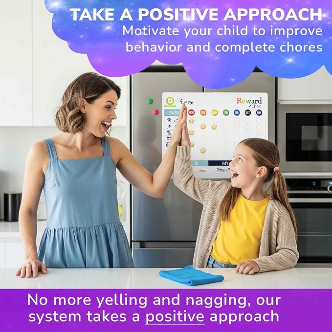 Magnetic Chore Chart for Kids - Reward Behavior Chart for Kids at Home - Image 5