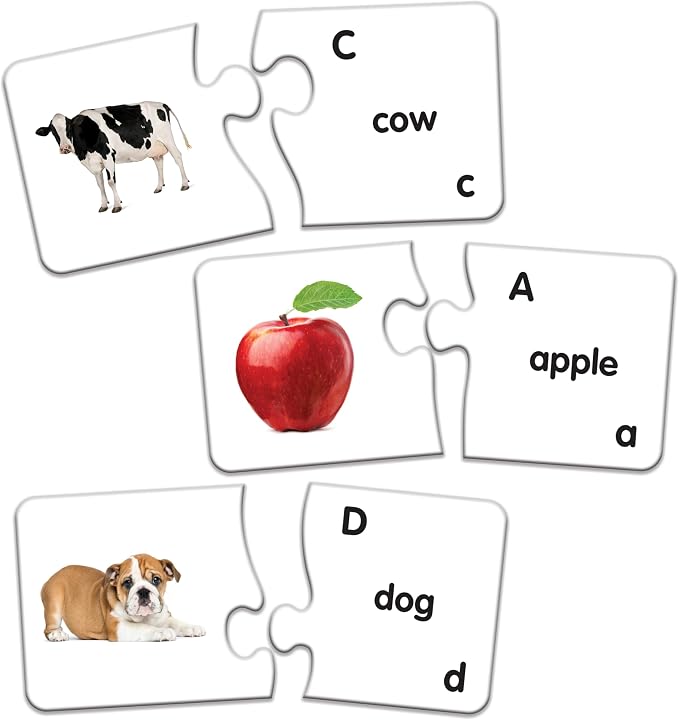The Learning Journey: Match It! - ABCs - ABC Puzzle, Alphabet Puzzles for 2 Year Olds, Alphabet Puzzles For Kids Ages 3-5, Pre Kindergarten Learning Materials, Award Winning Educational Toys - Image 2