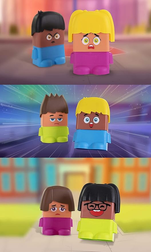 Miniland Social Emotional Learning Toy, Express Feelings - Emotiblocks - Image 5