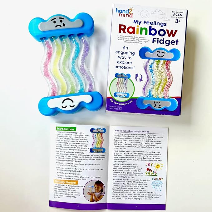 hand2mind My Feelings Rainbow Fidget, Quiet Fidgets, Ages 3+ - Image 8
