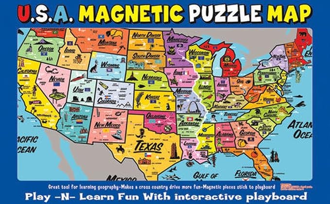 ATA-BOY Ata-Boy U.S.A Magnetic Map - Image 4