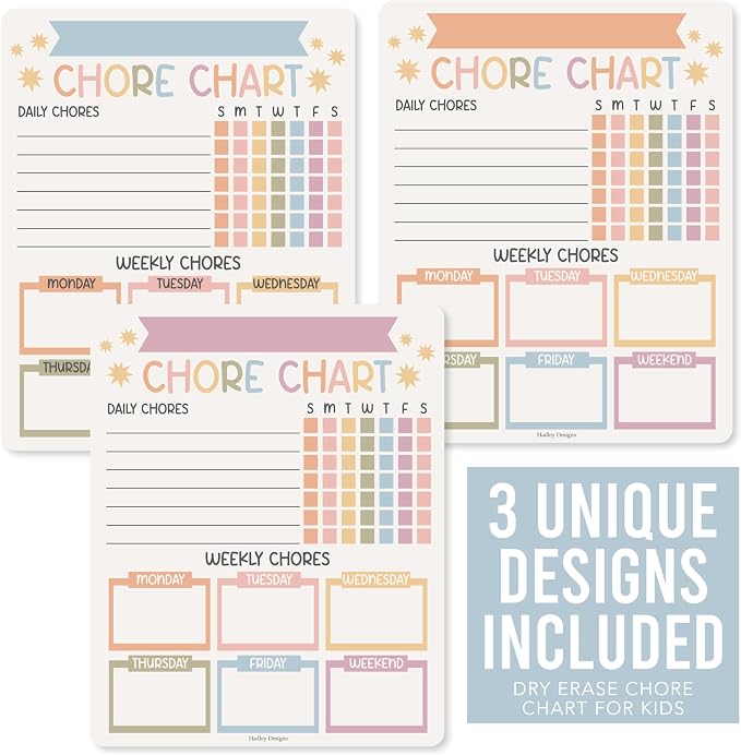 Magnetic Chore Chart for Kids Multiple Kids Chore Board for Home and School - Image 3