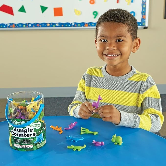 Learning Resources Wild About Animals Jungle Counters - Image 5