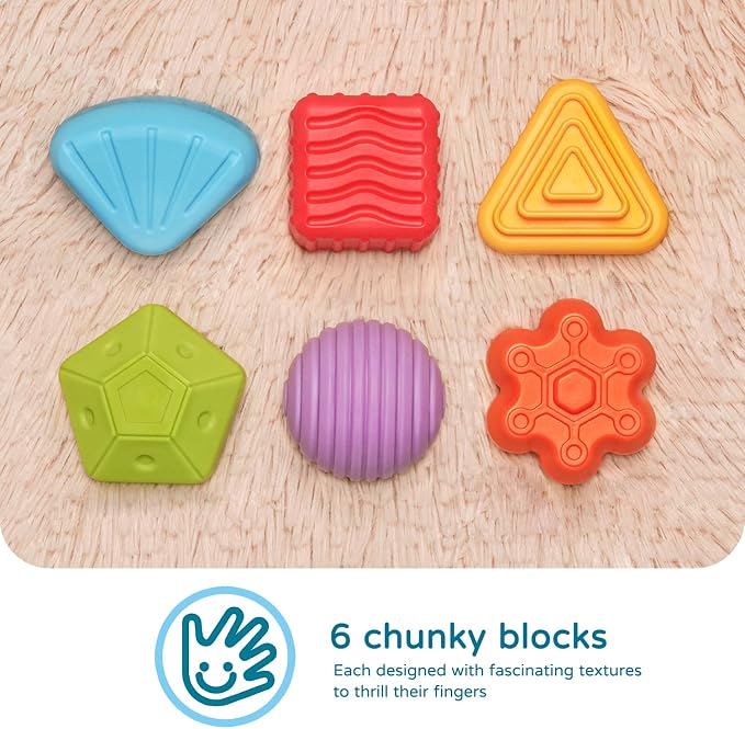 LiKee Montessori Activity Cube Toy, Sensory Shapes for Baby 12M+ - Image 4