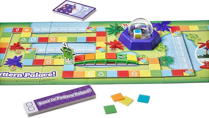 hand2mind Numberblocks Race to Pattern Palace! Board Game, Ages 3+ - Image 8