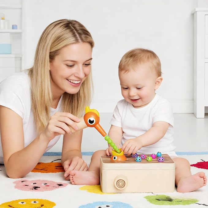 Montessori Wooden Bird Feeding Game Toys for Boys and Girls Aged 2-4 - Image 8