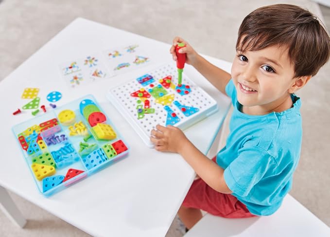 Kidoozie Create & Construct Building Kit, S.T.E.A.M Mosaic Art Activity for Children Ages 3+ - Image 11