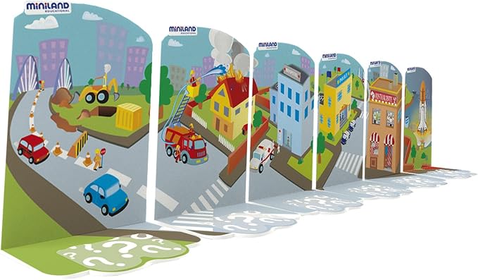 Miniland Job Blocks Board Game for Toddlers Age 2 - Preschoolers Age 4, Teaches Careers, Diversity, Fun Language Development, Pretend Play - Image 6