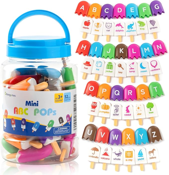 ABC Popsicles – Alphabet Learning Toys for Matching Game by Odoorgames