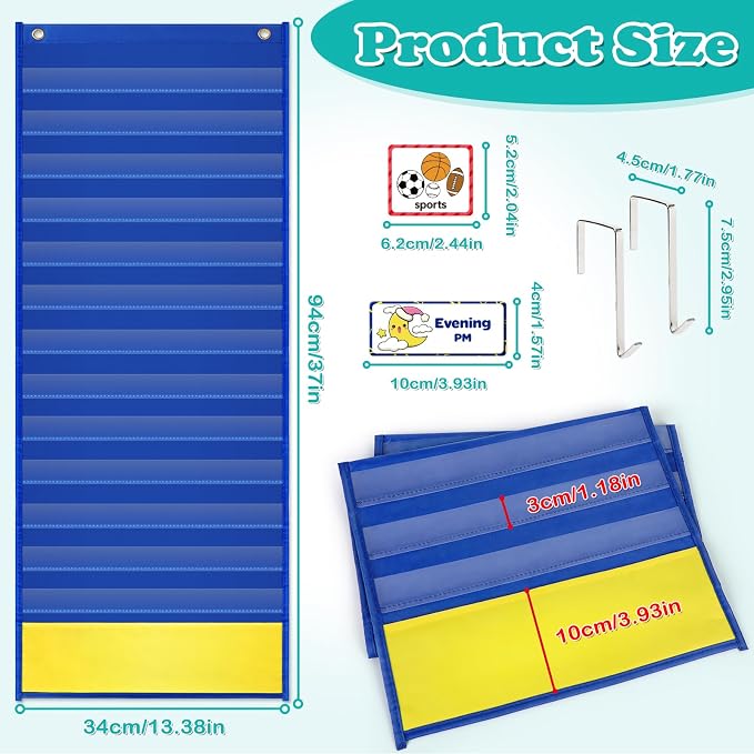 Torlam Visual Schedule for Kid Chore Chart Pocket Charts, Toddler Morning Bedtime Routine Chart Responsibility Daily Schedule Board, Autism Learning Materials PECS ASD ADHD Tools for Home, 105 Cards - Image 7