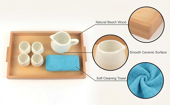 Montessori Wooden Pouring Game - Image 2