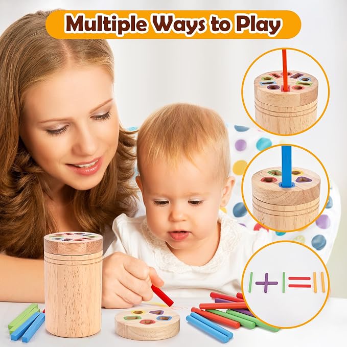 Color Sorting Toys for Toddler, Montessori Toys for 1-3 Year Old - Image 5