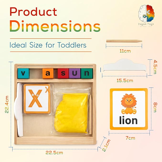 Montessori Sand Writing & Spelling Tray Toy, Early Literacy Learning & Education - Image 6