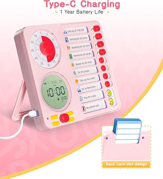 Herloreen Visual Timer for ADHD, Chore Chart & Task Planner for Kids,Adults - Image 6
