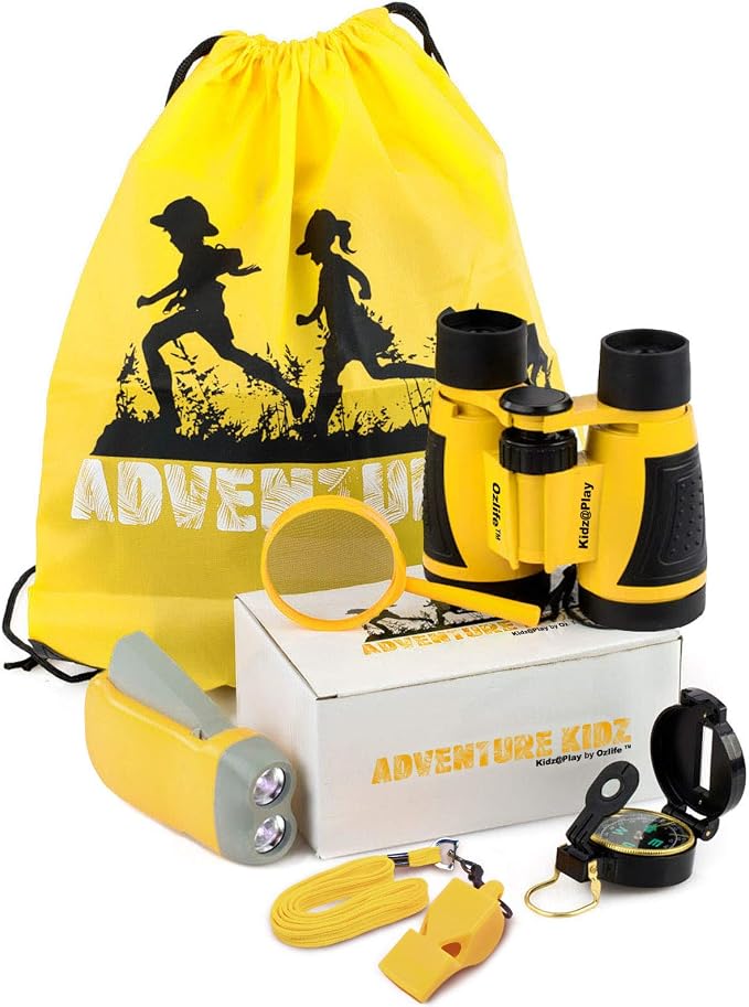 Adventure Kidz Yellow Outdoor Exploration Kit for Children by KidzPlay