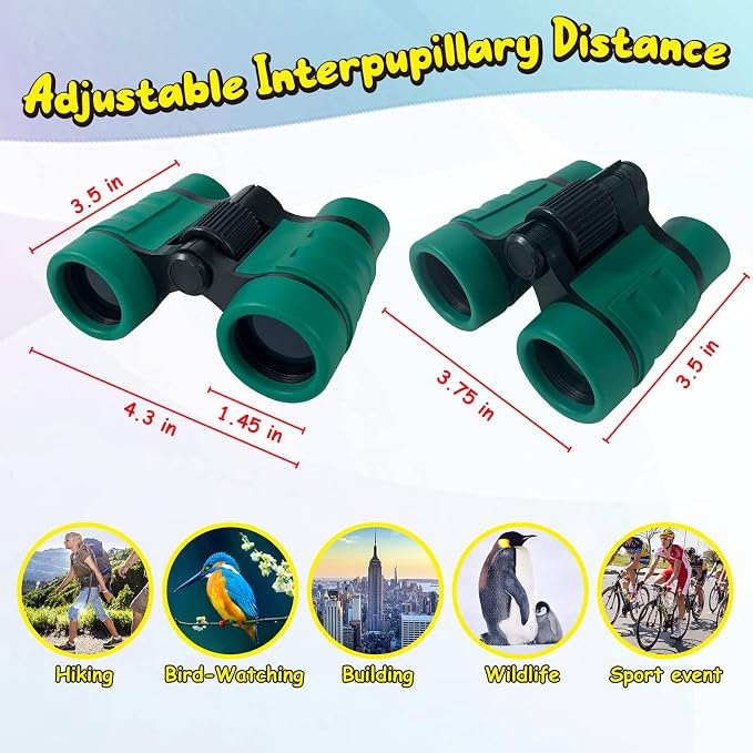 ESSENSON Kids Explorer Kit - Adventure Kit for Kids, Outdoor Explorer Kit with Binoculars, Summer Outdoor Toys for Kids Ages 4-8 - Image 4