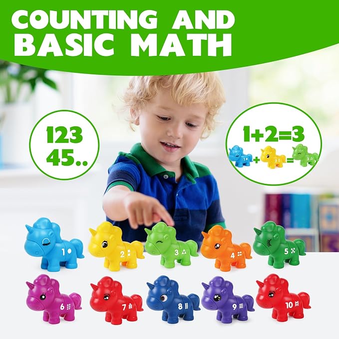 Numbers Matching Game Fine Motor Toy, Toddler Number Learning Toys,1 2 3 Educational Learning Sensory Sorting Toys Preschool Math Games Activities Sets for Toddlers Kids - Image 5