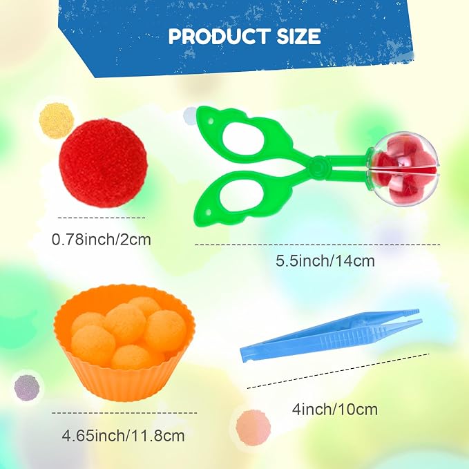 114 PCS Fine Motor Skills Sensory Bin Filler - Image 3