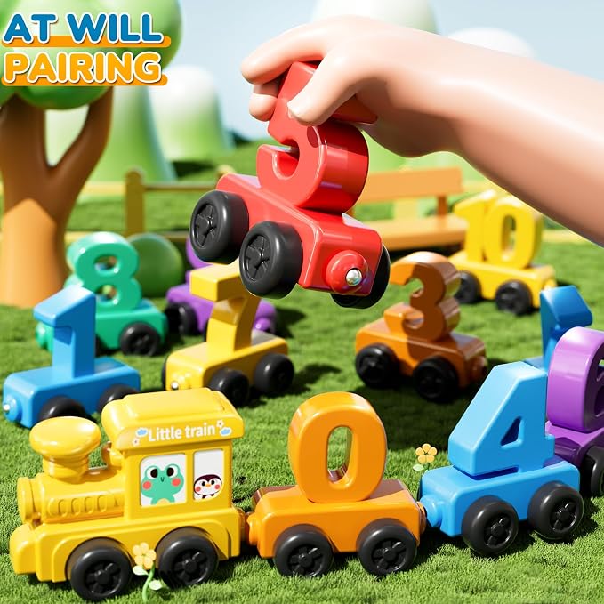 JUKUDAHU Magnet Number Train Set for Toddlers 3-4 Years Old - Image 3