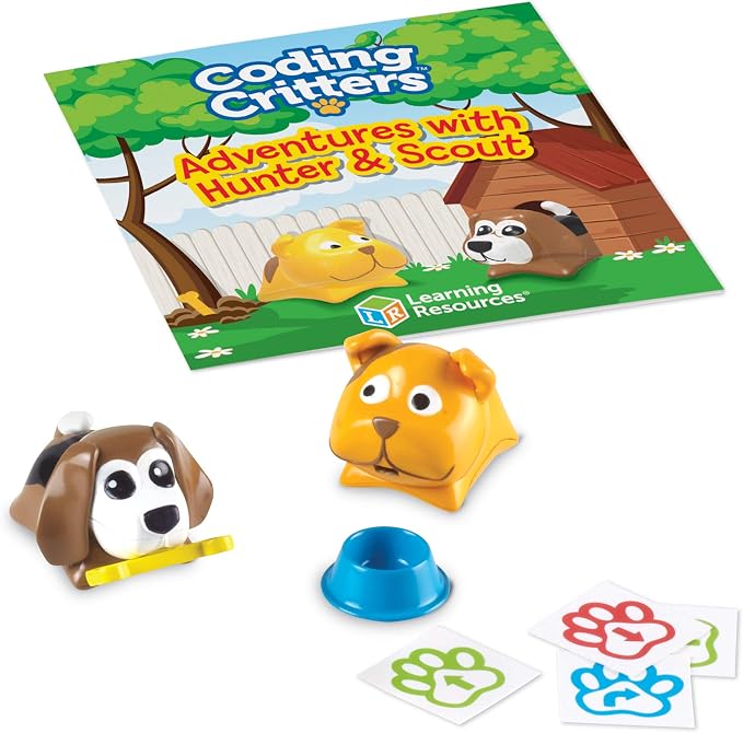 Learning Resources Coding Critters Pair-A-Pets Dogs Hunter & Scout by LearningResources