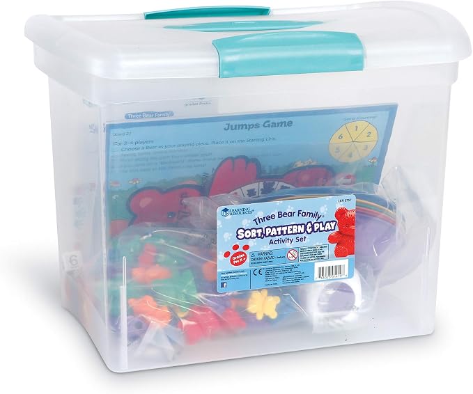 Learning Resources Three Bear Family Sort, Pattern & Play Activity Set - Image 5