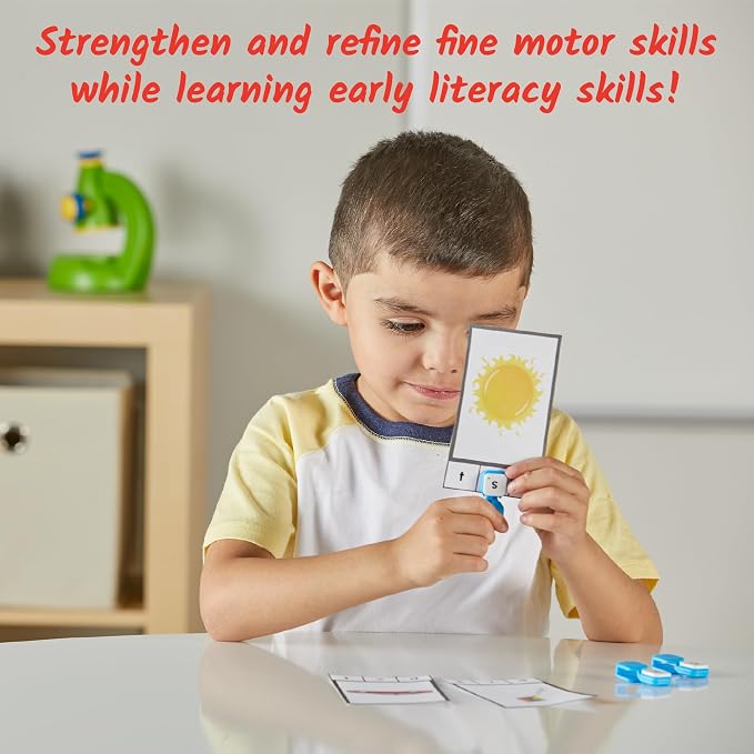 hand2mind Learn My Letters Fine Motor Clips, Ages 3+ - Image 5
