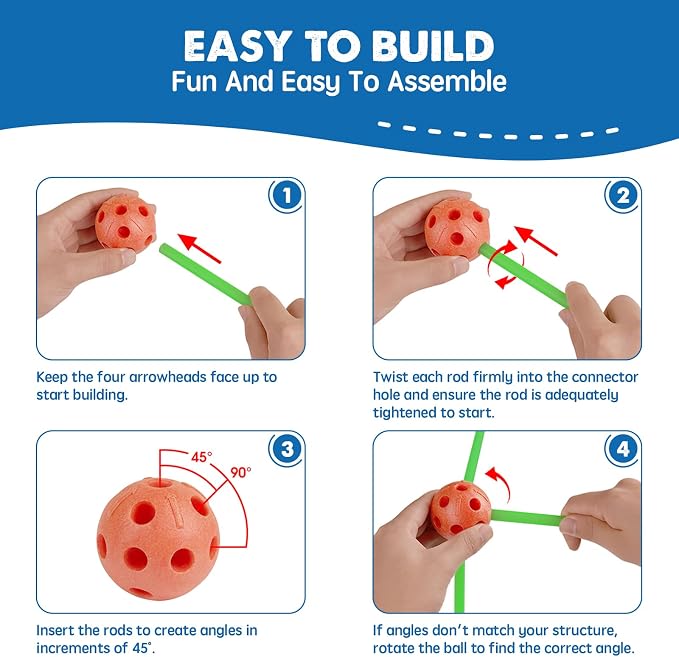 Tiny Land Fort Building Kit for Kids Ages 4-12, STEM Building Toy - Image 3