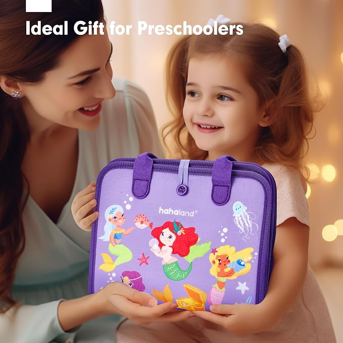 hahaland Busy Board Montessori Toys 3 Year Old Girl Gifts 3rd Bithday Idea - Image 8