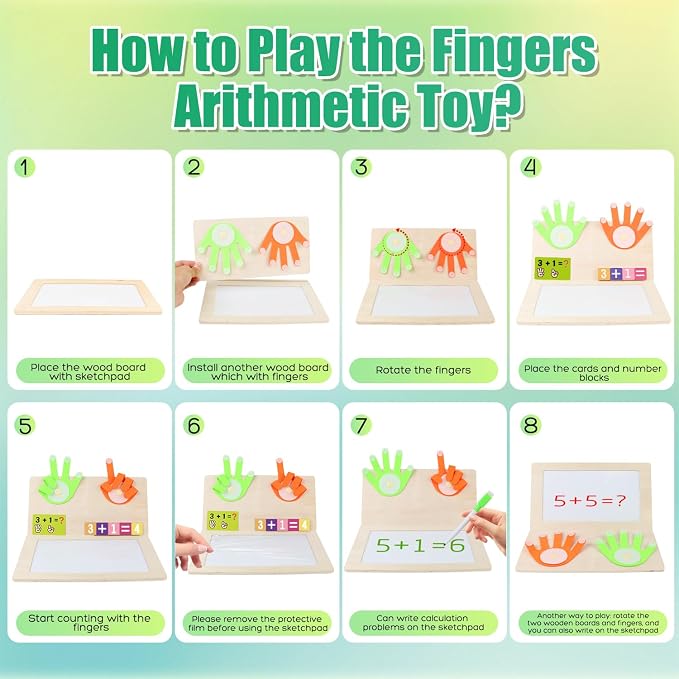 Number Blocks Toys for Kids Montessori Toys for 3 4 Years Old Learning Toys - Image 3