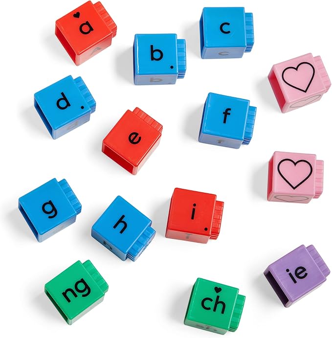 hand2mind Reading Rods Building Sight Words, Word Building Activities, Letter Blocks, Sight Words Kindergarten, CVC Words Spelling Toys, Reading Tools for Kids, Science of Reading Manipulatives - Image 8