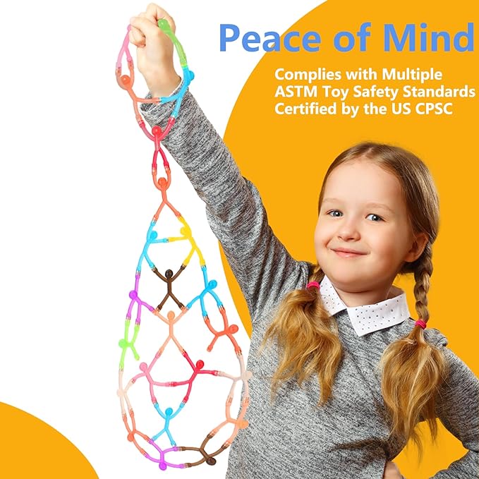 48pcs Magnetic People Figures for Kids 3-8 Travel STEM Fidget Toy - Image 4