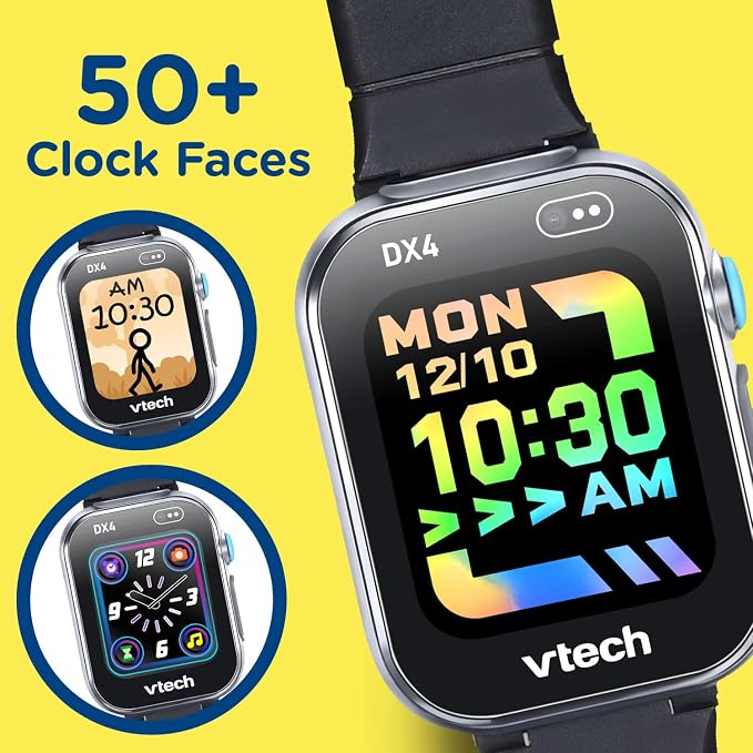 VTech KidiZoom Smartwatch DX4, Black - Image 3
