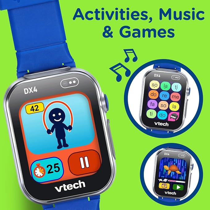VTech KidiZoom Smartwatch DX4, Blue - Image 4