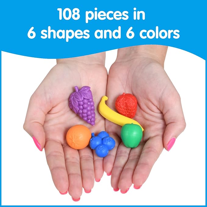 edxeducation Fruit Counters, Set of 108 - Image 3