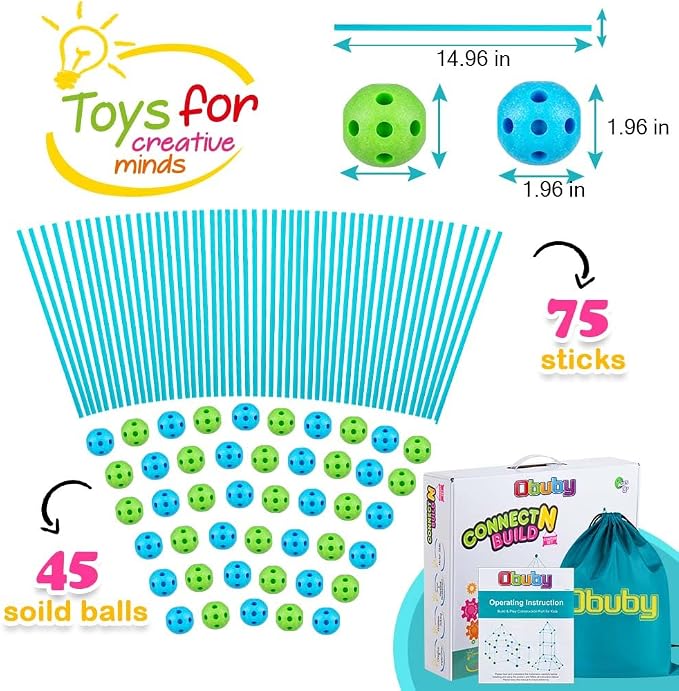 Kids Fort Building Kit 120 Pieces Construction STEM Toys for 3 4 5 6 7 8 9 10 11 12 Years Old Boys and Girls Ultimate Forts Builder Gift Build DIY Educational Learning Toy for Indoor & Outdoor - Image 5