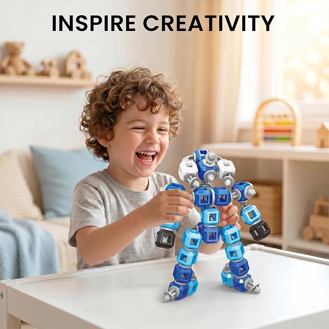 Creative 3-in-1 Robot STEM Toys for 4 5 6 7 8+ Year Old Kids Birthday Gifts - Image 2