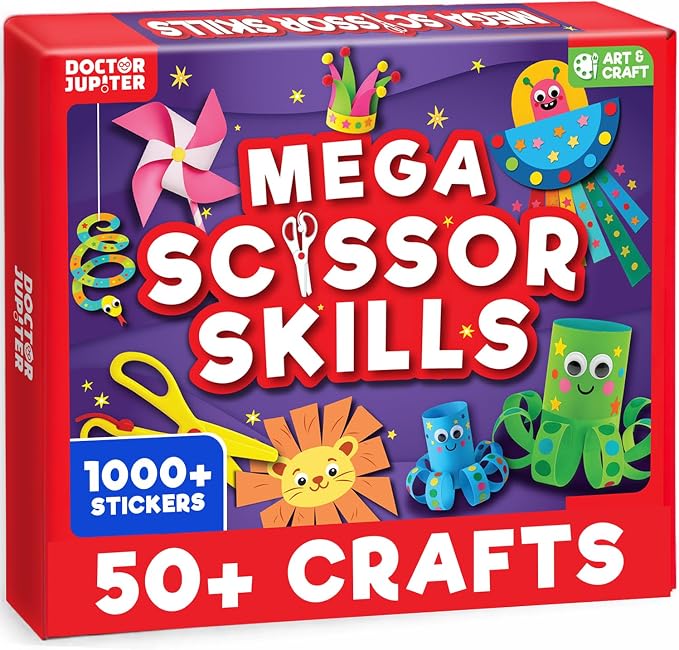 Doctor Jupiter Mega Scissor Skills - Crafts for Kids Ages 3-5 by DoctorJupiter